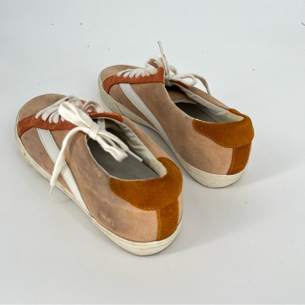 Madewell Sidewalk Sneakers Suede Leather Lace Up Shoes L5925 Women's 8.5 - Picture 9 of 10
